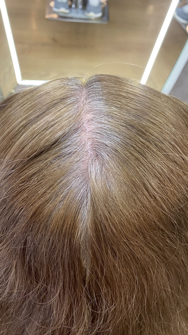 Cabelo antes do processo de coloração