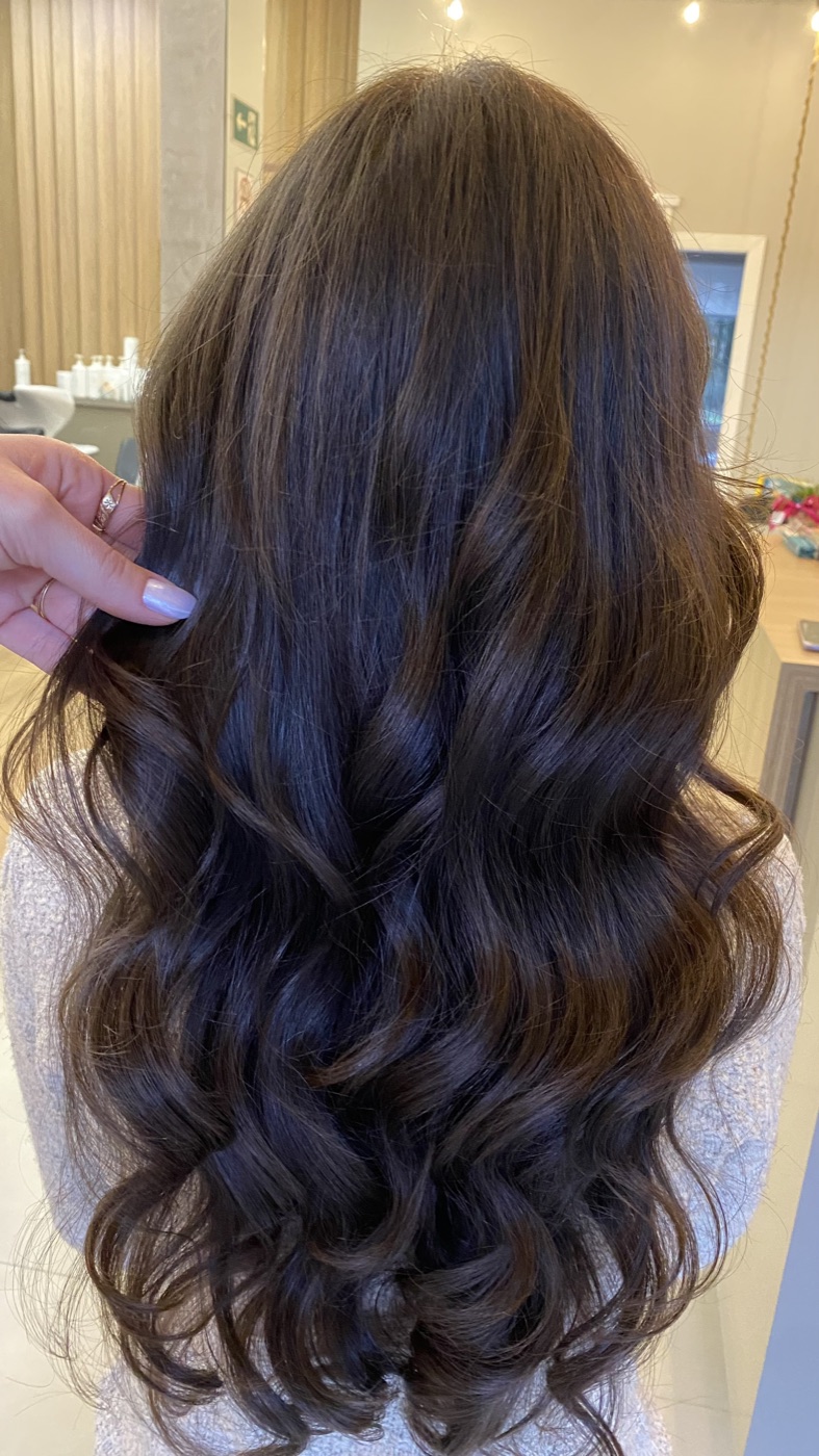 Cabelo depois do processo de coloração